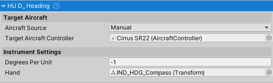 HUD_Heading inspector.