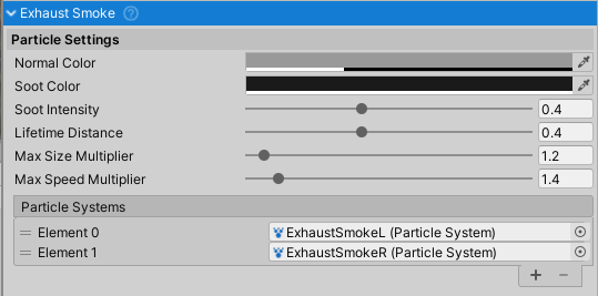 Exhaust Smoke Effect
