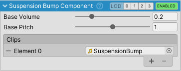 Suspension Bump Component