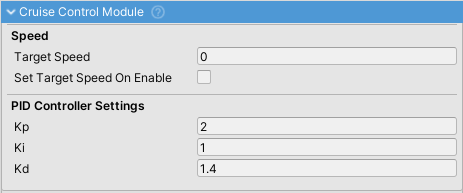 CruiseControl module.