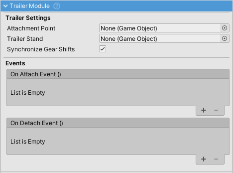 TrailerModule inspector