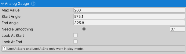 AnalogGauge inspector.