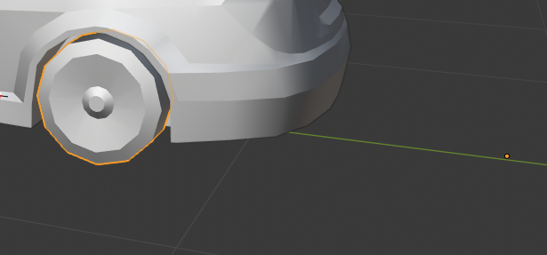 Pivot of this wheel is way off to the right instead in the center. Note the small yellow dot to the right of the image.