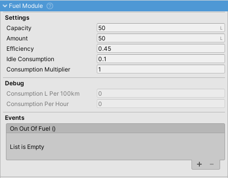 FuelModule inspector.