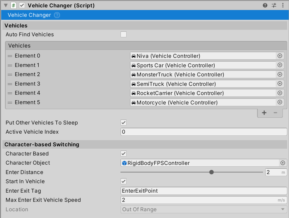 Vehicle Changer