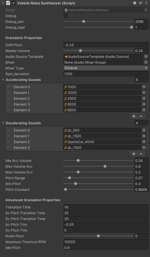 Vehicle Noise Synthesizer