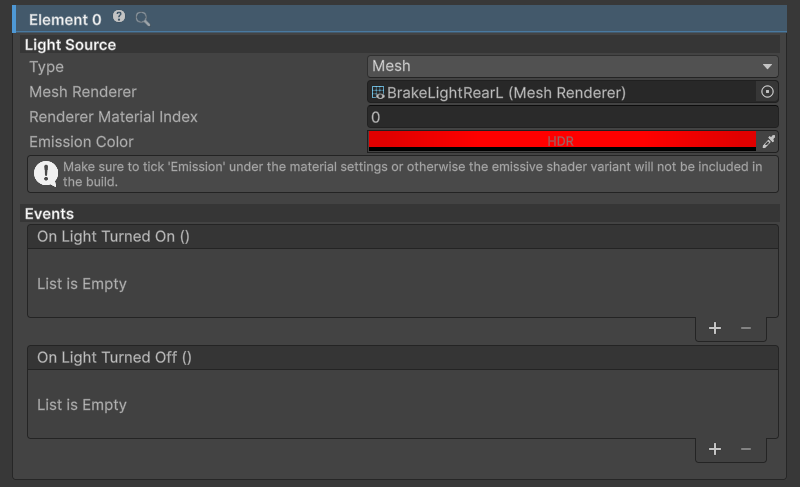 LightSource with Mesh option selected.
