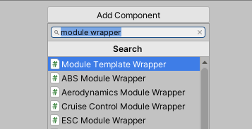 Adding a new module.