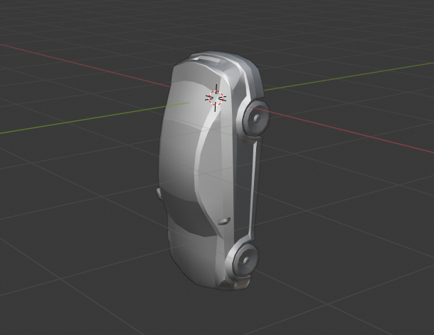 Blender model after import