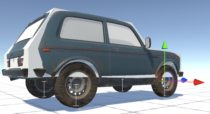 Suspension travel gizmos